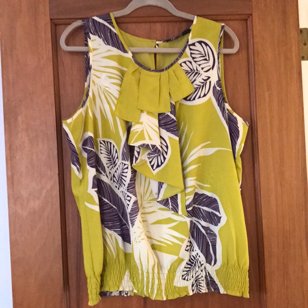 The Limited Sleeveless Silk Blouse